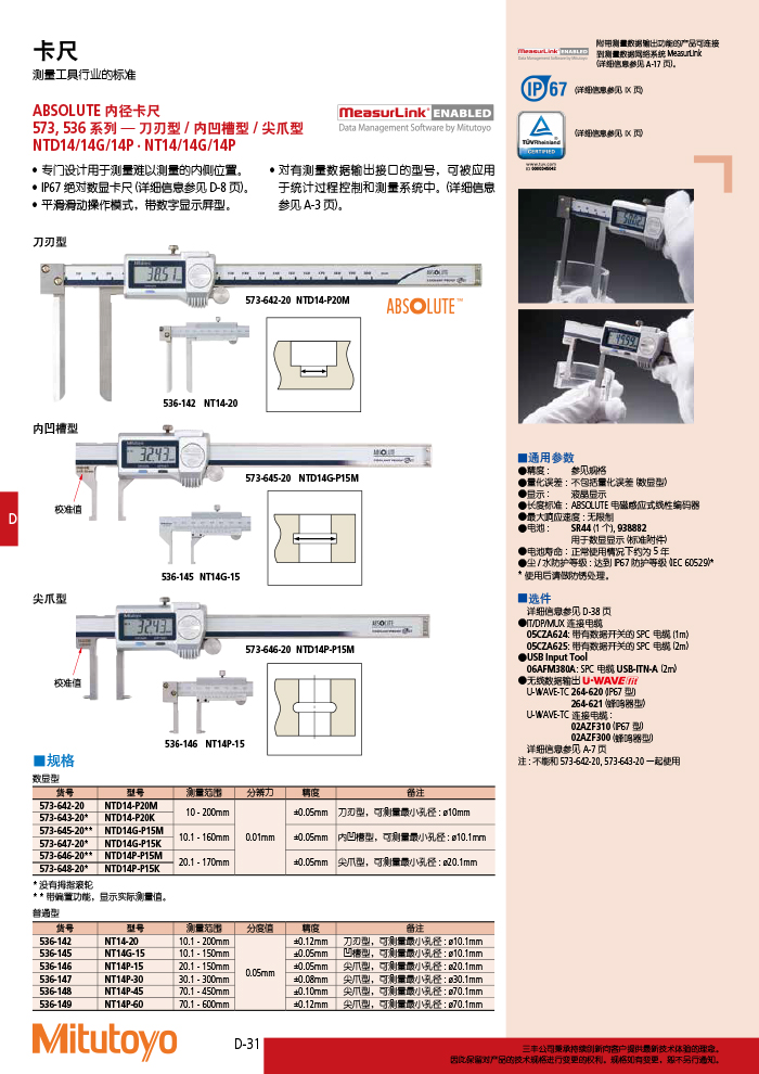 三丰目录Mitutoyo2019-2020 - 副本-240