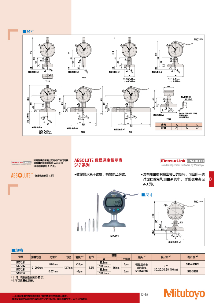 三丰目录Mitutoyo2019-2020 - 副本-277